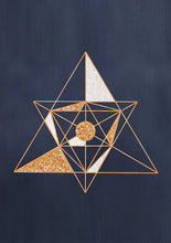 Laden Sie das Bild in den Galerie-Viewer, Abstrakte Geometrie Kunst Leinwand Malerei Goldenen Linien Wand Kunst Bilder Nordic Poster Drucken für Büro Wohnzimmer Wohnkultu
