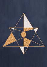 Laden Sie das Bild in den Galerie-Viewer, Abstrakte Geometrie Kunst Leinwand Malerei Goldenen Linien Wand Kunst Bilder Nordic Poster Drucken für Büro Wohnzimmer Wohnkultu
